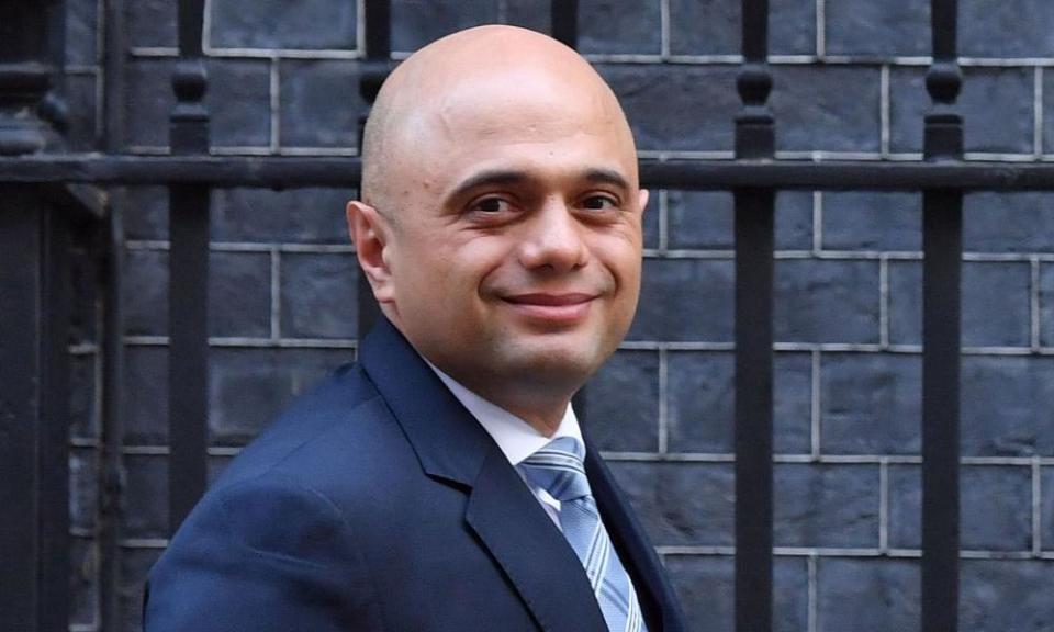 The local government secretary, Sajid Javid