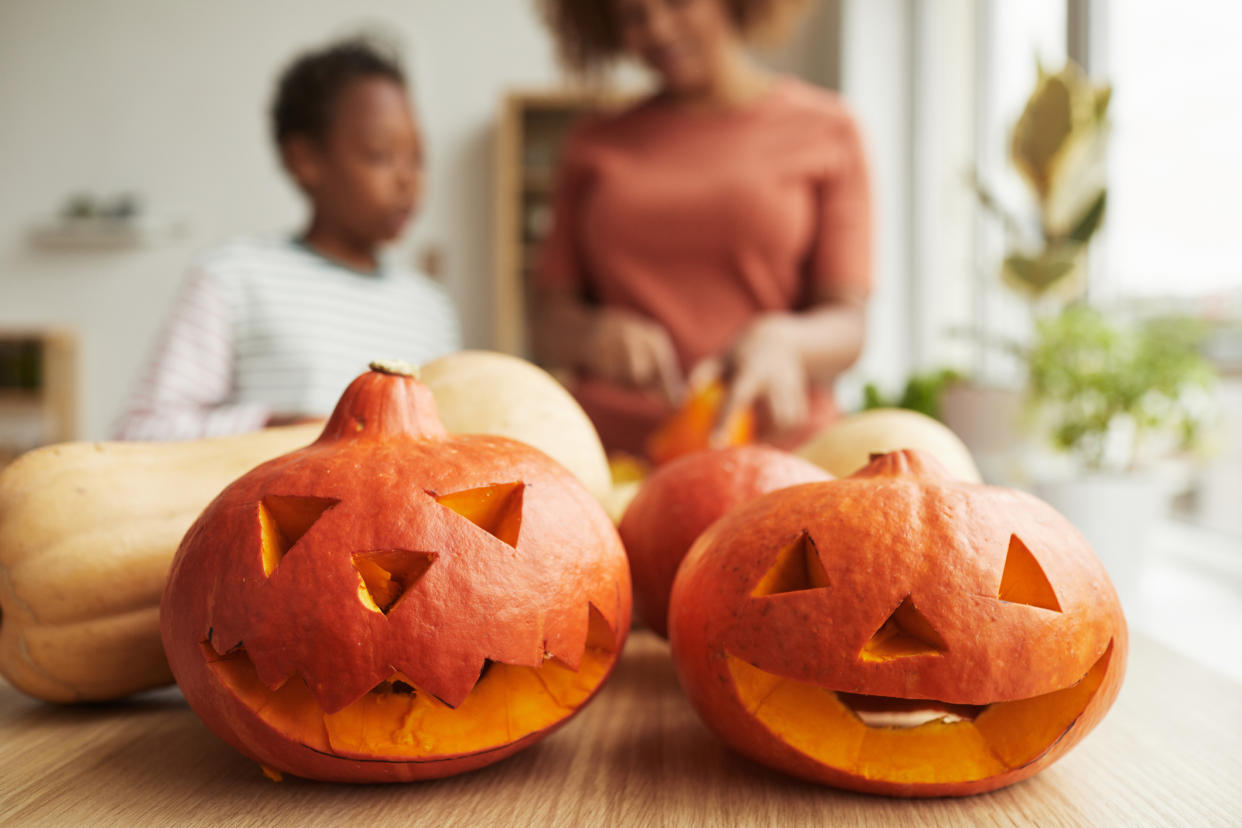 Pumpkin carving can be time consuming and tricky but there are some tricks to help. (Getty Images)