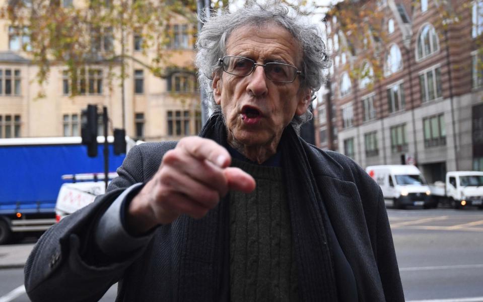  Piers Corbyn, brother of former Labour leader Jeremy Corbyn, arriving at Westminster Magistrates' Court - Victoria Jones/PA