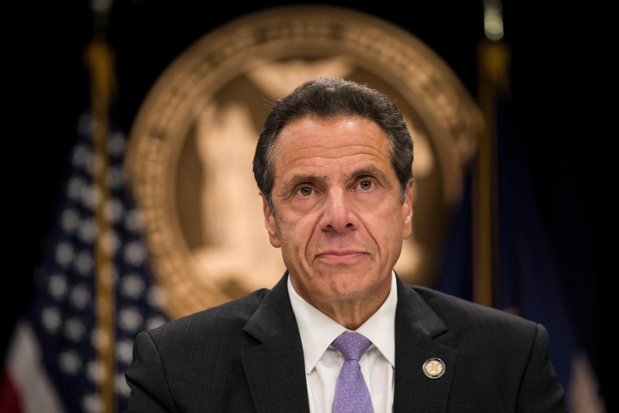 <p>File image: Demands for New York Governor Andrew Cuomo’s resignations rise after third allegation of sexual harassment surfaces</p> (Getty Images)
