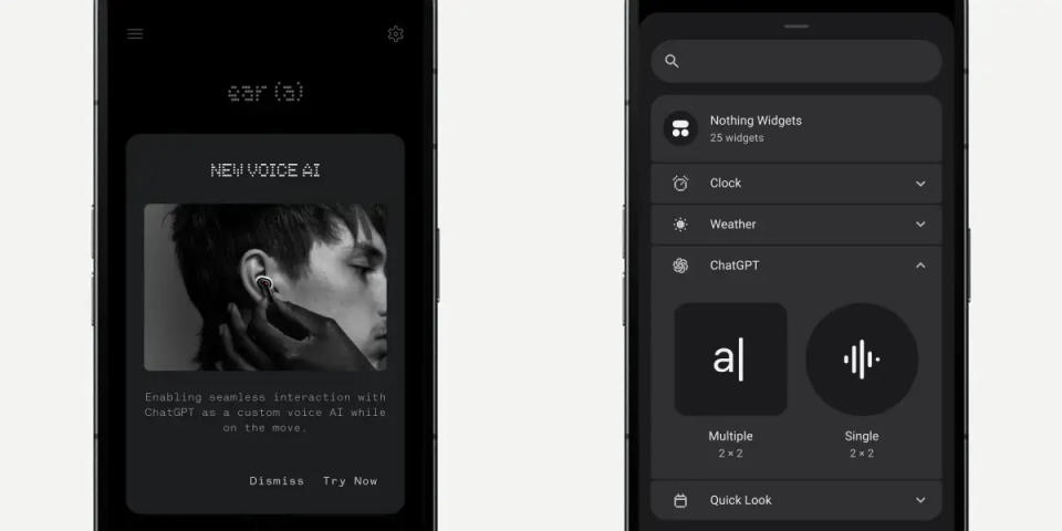 Nothing揭曉新款旗艦真無線耳機與平價定位的Nothing Ear (a)，讓耳機能直接呼叫ChatGPT服務