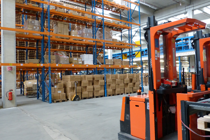 Forklift in Warehouse 2