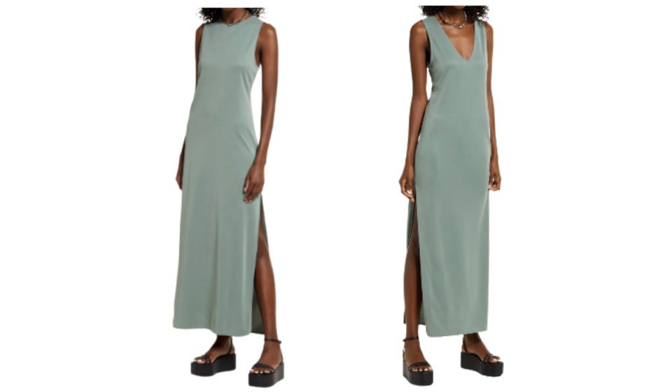 Sage green dress