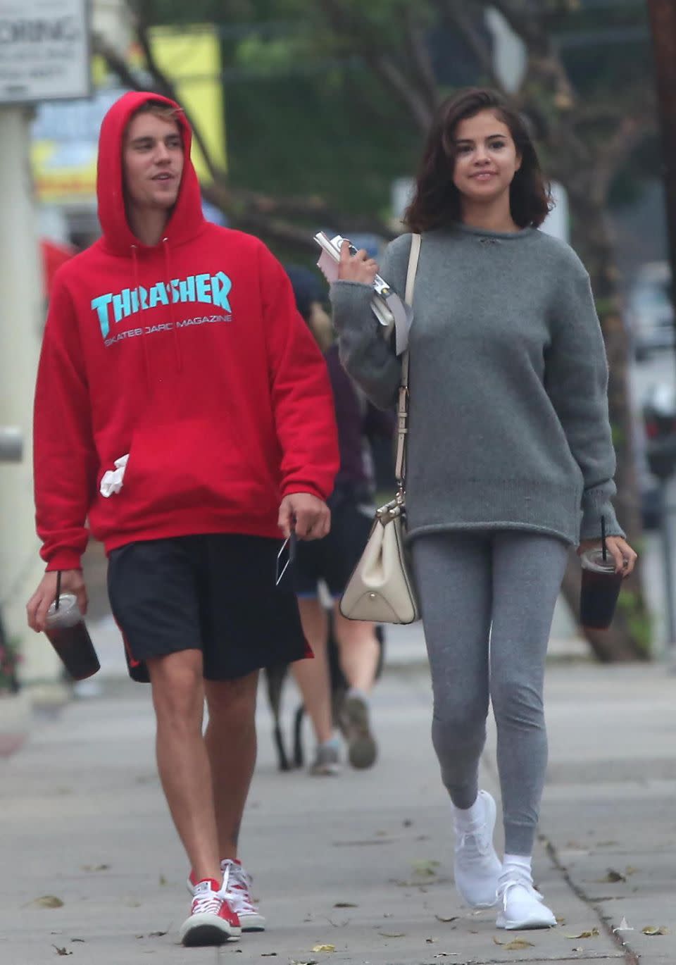 Selena and Justin were spotted out in Los Angeles together for the third time this week. Source: Instar