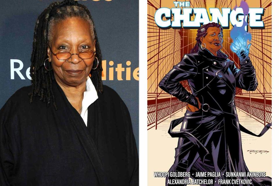 <p>Sherly Rabbani/Shutterstock</p> Whoopi Goldberg and her new comic book 