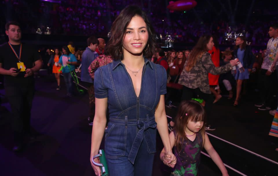 Jenna pictured here with daughter Everly. Source: Getty