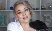 <p><span>Swedish YouTuber Hanna Pramholt created rainbow eye makeup with glitter tears to celebrate. “<a rel="nofollow noopener" href="https://twitter.com/justlikeHP/status/872292675717824512" target="_blank" data-ylk="slk:Why be ordinary when you can be extra? Happy pride month!;elm:context_link;itc:0;sec:content-canvas" class="link ">Why be ordinary when you can be extra? Happy pride month!</a>” </span>(Photo: <a rel="nofollow noopener" href="https://www.youtube.com/watch?v=NX71Z-8PLnM" target="_blank" data-ylk="slk:Hanna Pramholt/YouTube;elm:context_link;itc:0;sec:content-canvas" class="link ">Hanna Pramholt/YouTube</a>) </p>