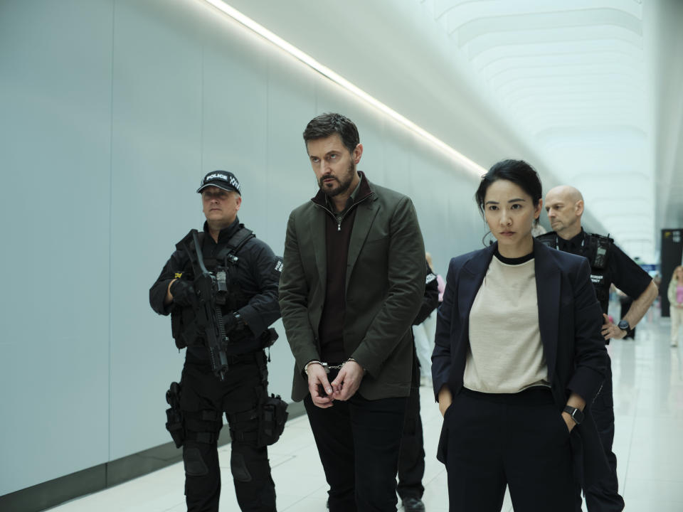 Dr Matthew Nolan (Richard Armitage) is arrested