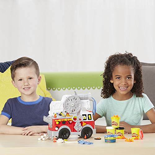 8) Wheels Fire Truck Toy with 5 Non-Toxic Colors