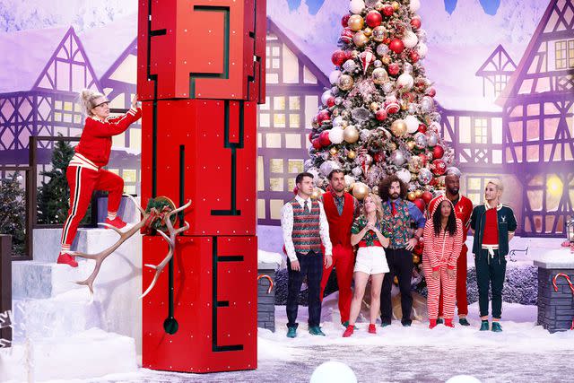 <p>Sonja Flemming/CBS</p> Winner Nicole Franzel and the cast of 'Big Brother Reindeer Games'