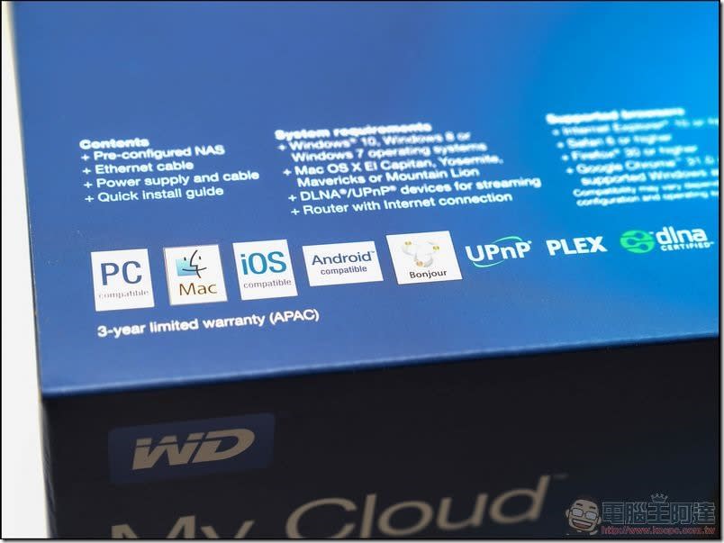 這次為大家介紹的是 WD My Cloud Pro PR2100 開箱 與使用心得，現在這個年代不管是個人、家庭、企業，幾乎人人都重視資料備份與資訊安全，可能你個人或公司幾年的重要資料只要倒楣遇到硬碟故障就馬上魂歸離恨天，叫天天不應、叫地地不靈。雖說有 Dropbox、OneDrive這類的雲端空間可用，但通常容量都只有幾GB，對於保存動輒幾TB的重要資料來說其實是杯水車薪。幸好拜科技進步之賜，NAS （Network Attached Storage）這類網路連接儲存裝置越來越普及，容量也越來越大，但通常這些 NAS 都有相同的問題就是「設定複雜」，如果是不太懂電腦與網路的人可能也會在一開始的硬碟安裝、磁區分配與網路設定上卡關。今天要介紹的 WD 這台 My Cloud Pro PR2100 就是一台接近無腦、買來就已經幫你把硬碟裝好、 RAID 做好，只要輸入帳密後連線就能用的超簡易 NAS 裝置。