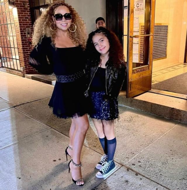 Mariah Carey with Daughter Monroe, via Pinterest - Savvy Sassy Moms