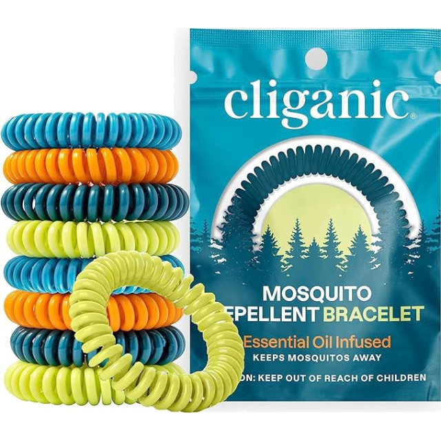 Cliganic 10 Pack Mosquito Repellent Bracelets: $10 for 10, Vacay Need