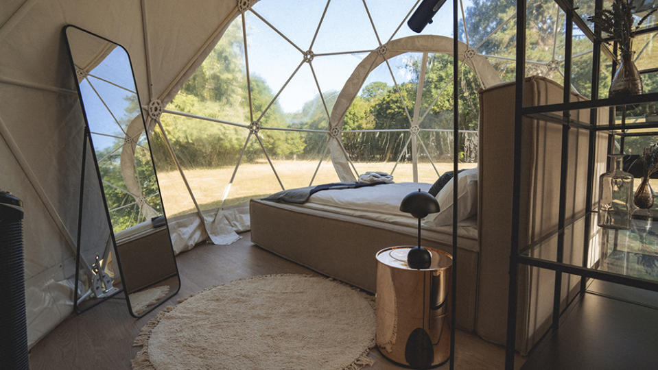 Glamping on the grounds of Château St. Jean - Credit: Enes Kucevic Photography