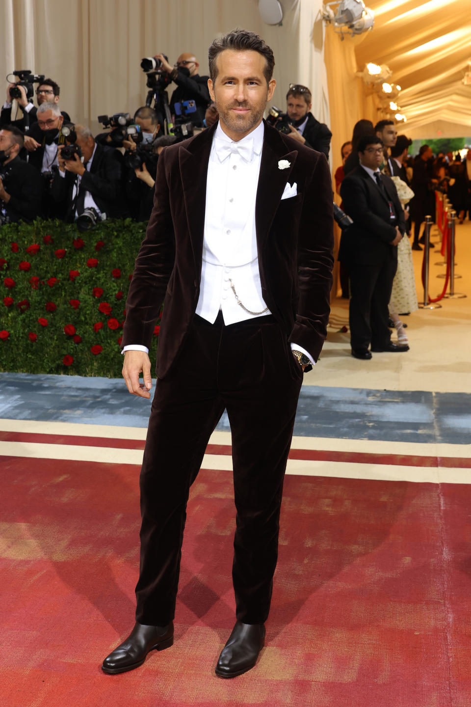 Ryan Reynolds attends The Met Gala.