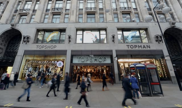 Topshop on Oxford Street, London