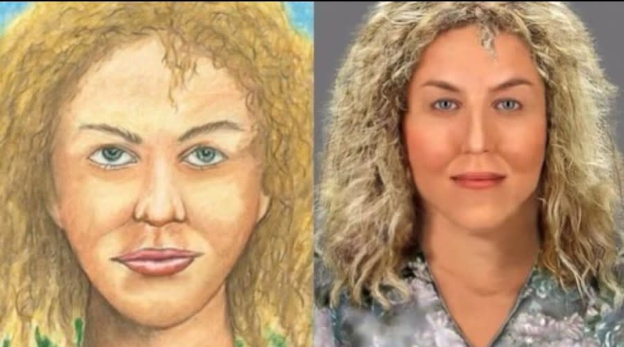 Rendering of Cold Case Victim