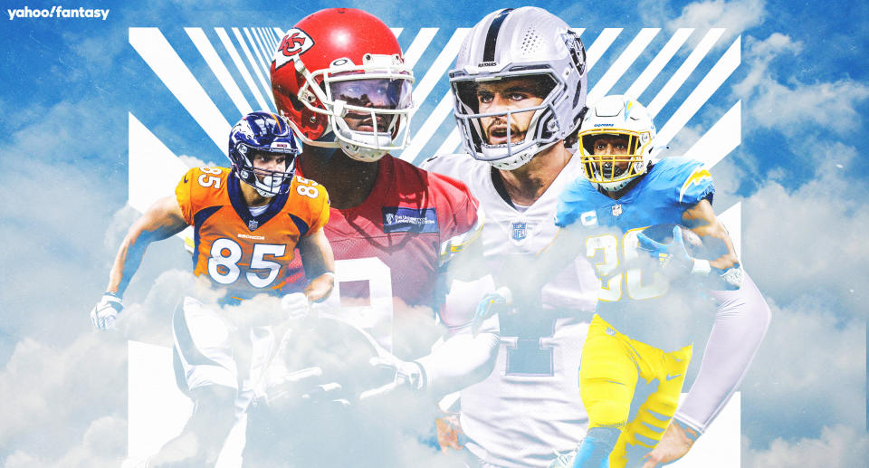 AFC West fantasy questions.