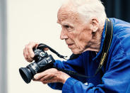 <p>Bill Cunningham pioneered street style fashion photography, riding his bike around New York taking pictures of everyday people for the New York Times. He was designated as a living landmark by the city in 2009 and was the subject of a 2010 documentary, Bill Cunningham New York. He died on June 25 at age 87. — (Pictured) Photographer Bill Cunningham is seen outside Skylight Clarkson Sq during New York Fashion Week in 2015 in New York City. (Noam Galai/Getty Images) </p>