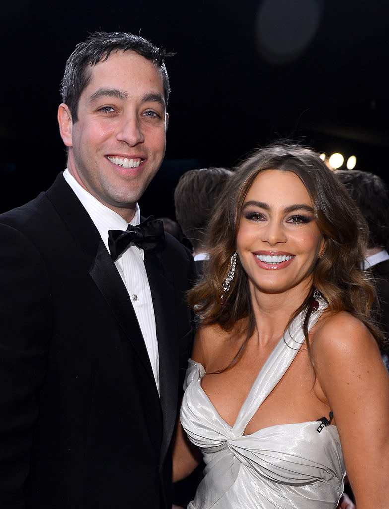 Sofía Vergara y su ex Nick Loeb en 2013. Getty Images