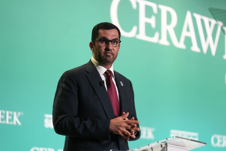 Dr. Sultan Ahmed Al Jaber, ministro de Emiratos Arabes Unidos, en el CERAWeek by S&P; Global