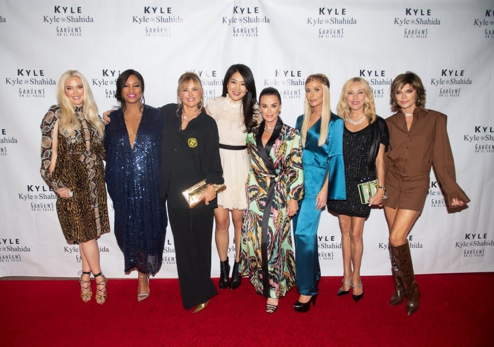 The cast of The Real Housewives of Beverly Hills attends the opening of Kyle Richards' new boutique in Palm Springs