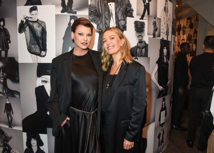 Marta Ortega y Linda Evangelista 