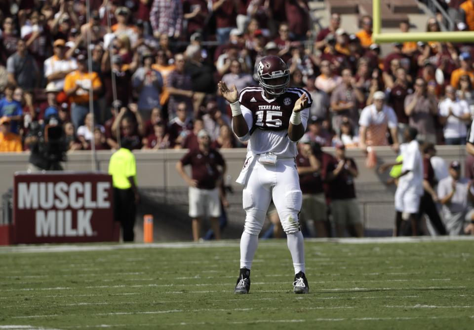 Texas A&M pass rusher Myles Garrett could be the top pick in the 2017 NFL draft. (AP)