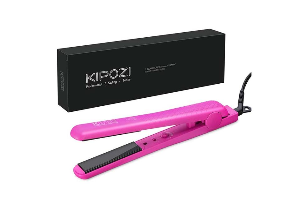 best amazon prime day deals, KIPOZI 1 Inch Hair Straightener Ceramic Flat Iron 