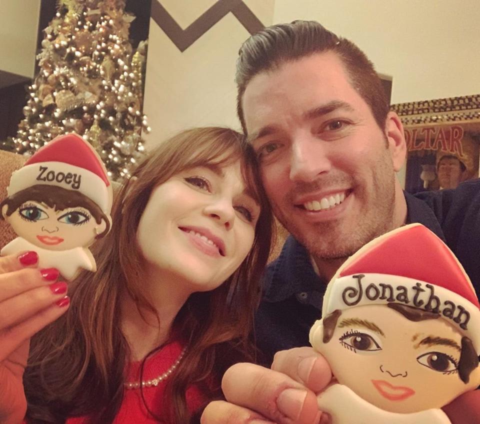 ZOOEY DESCHANEL AND JONATHAN SCOTT