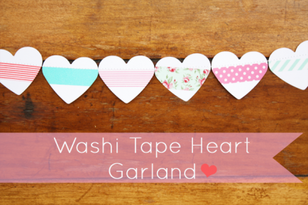 Washi Tape Garland