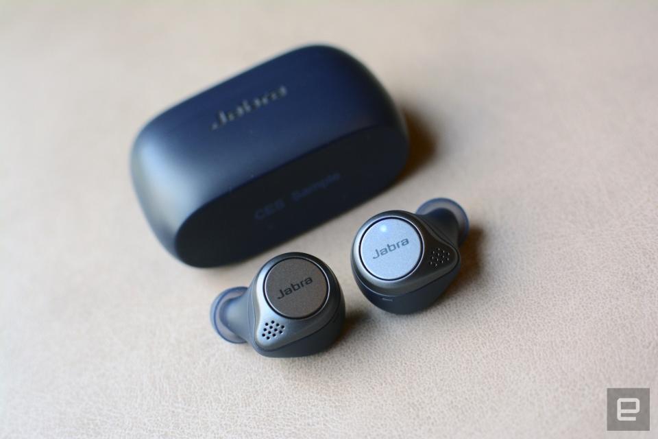 Jabra's sporty version of its Elite 75t earbuds offers better battery life, increased water resistance and more for $199.