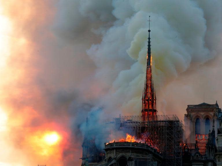 Two Fox News anchors were forced to abruptly end interviews with guests spouting conspiracy theories about the Notre Dame fire.Shepard Smith and Neil Cavuto each cut off right-wing commenters who suggested without evidence that the inferno at the famous Paris cathedral was started deliberately.Although the cause of Monday’s blaze was not yet been established, French officials believe it was an accident – possibly linked to restoration work which was being carried out on the 800-year-old architectural masterpiece.That did not stop Philippe Karsenty, a controversial right-wing politician in France, from describing the fire as “a French 9/11” during a live phone interview with Fox News.The deputy mayor of Neuilly-sur-Seine, a western suburb of Paris, told Mr Smith: “You need to know that for the past years, we’ve had churches desecrated each and every week in France, all over France. So, of course, you will hear the story of political correctness which will tell you it’s probably an accident, but...”He was quickly shut down by Mr Smith, who said: “Sir, we’re not going to speculate here of the cause of something which we don’t know. If you have observations or you know something, we would love to hear it.”Mr Karsenty protested he was “just telling you something, we need to be ready”, prompting the Fox News presenter to end the interview.“We are not doing that here, not now, not on my watch,” Mr Smith declared.The anchor’s decisiveness in shutting down the conspiracy theory won him praise from some on social media.But others criticised Fox News for inviting Mr Karsenty to take part in the interview in the first place. In 2006, he was successfully sued for libel by France 2 after falsely accusing the French television channel of faking footage of a 12-year-old Palestinian boy being shot dead by Israeli soldiers during a gun battle in the Gaza Strip.Mr Karsenty “was a known conspiracy theorist who has been convicted of defamation related to said conspiracy theories,” tweeted Huffington Post journalist Andy Campbell. “You don’t get kudos for inviting a corn cob as your expert and then saying ‘who let this corn cob in?’”Mr Cavuto later cut off another guest who said he was “suspicious” about the cause of the Notre Dame fire. Bill Donohue, president of the Catholic League, a conservative American organisation, told the presenter: “Well, Neil, if it is an accident, it’s a monumental tragedy, but forgive me for being suspicious.“Just last month, a 17th-century church was set on fire in Paris. We have seen tabernacles knocked down, crosses have been torn down, statues have been smashed.”The anchor responded: “We don’t know that, we don’t know, so if we can avoid whatever your suspicions might be.”He added “we cannot make conjectures about this”. After ending the interview, Mr Cavuto told viewers: “We’re not trying to be rude to our guests here – there is so much we do not know about what happened here.“We do know that about four hours ago, something started here. There are incidents that have been raised against the Catholic Church on popular tourist sites in and around Paris, no stranger to attacks, but another leap to start taking views like that when we don’t know.”Mr Donohue later responded indignantly on social media, writing on the Catholic League’s Twitter account: “Fox News asks me to be available by phone to discuss the Notre Dame fire with Neil Cavuto. I explicitly say it may be an accident and then say it may not be. I try to give examples of recent attacks by thugs destroying churches, and then I am cut off. What has happened to Fox?”The interviews came as right-wing provocateurs attempted to seize upon the Note Dame inferno to spread conspiracy theories designed to fuel anti-Muslim hate. Neo-nazi figurehead Richard Spencer said he hoped the fire would “spur the White man into action”, while French far-right troll Damien Rue and British InfoWars contributor Paul Joseph Watson both claimed without evidence that Muslims were celebrating the ruin of the Catholic cathedral.