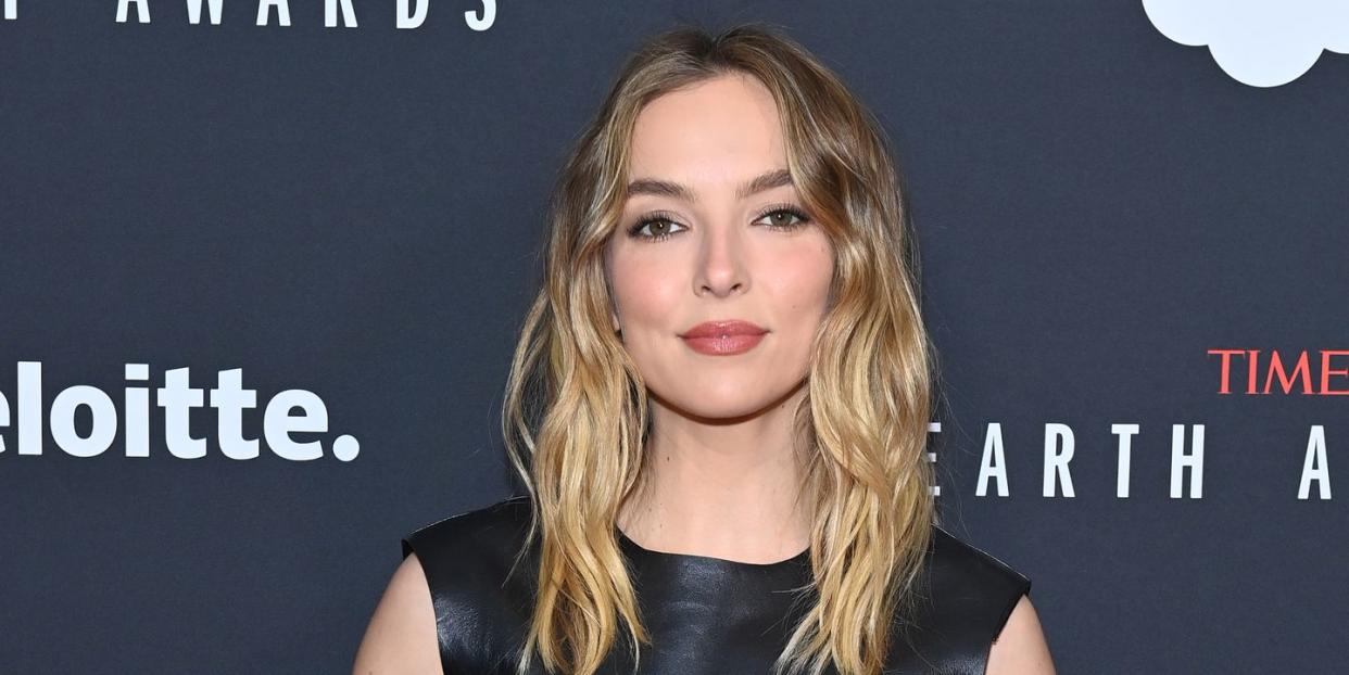 new york, new york april 24 jodie comer attends the 2024 time earth awards gala at second on april 24, 2024 in new york city photo by roy rochlingetty images for time