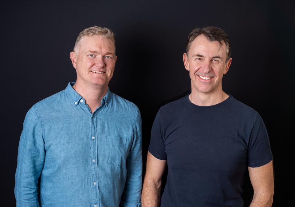 Lewis Buckley (right) and Allan Wood (left), the entrepreneurs behind Hiizzy.com