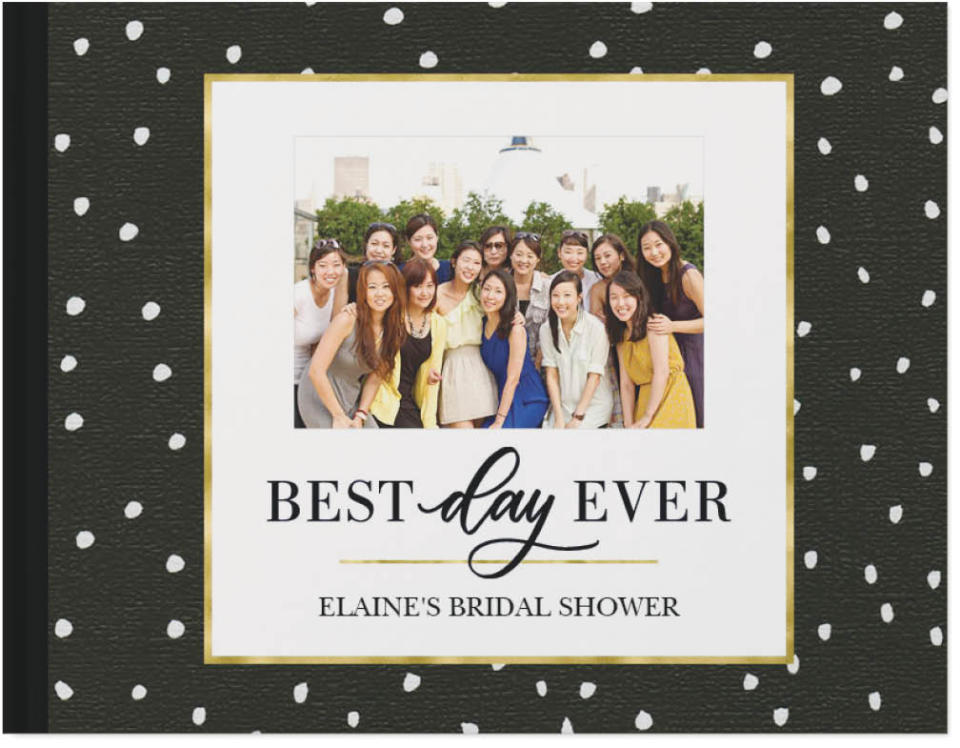 Customize any celebration with this fun photo book. (Photo: Shutterfly)