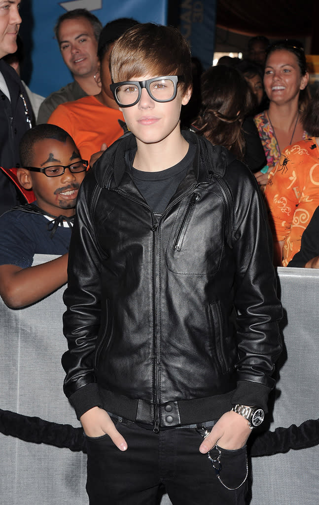 Megamind LA premiere 2010 Justin Bieber