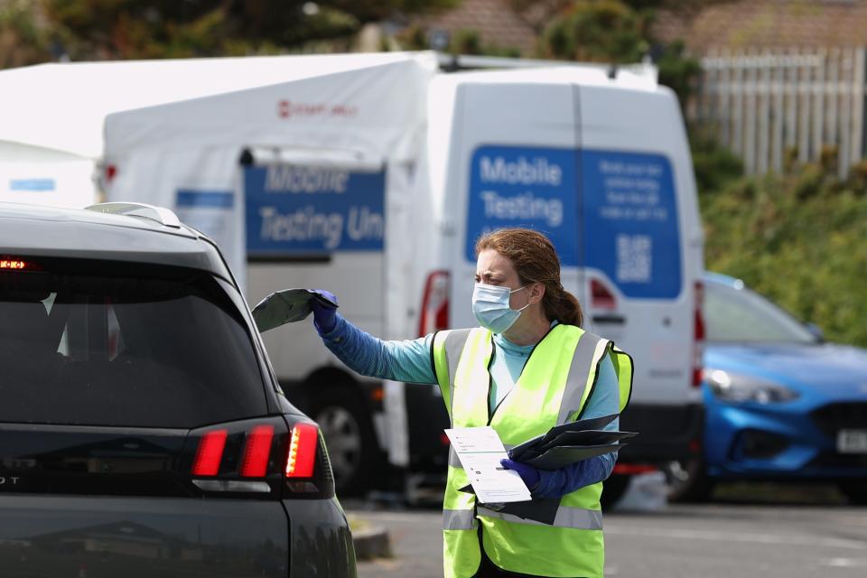 The Government has expanded its workplace testing programme to an initial 200 testing sites for frontline emergency services personnel (Liam McBurney/PA) (PA Wire)