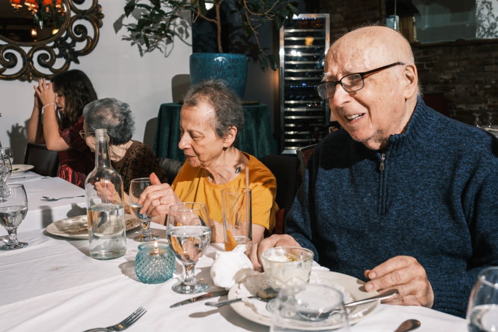 Esther Goodman and Dr. Jerry Beeber are seen dining at Mazzat. Stephen Yang