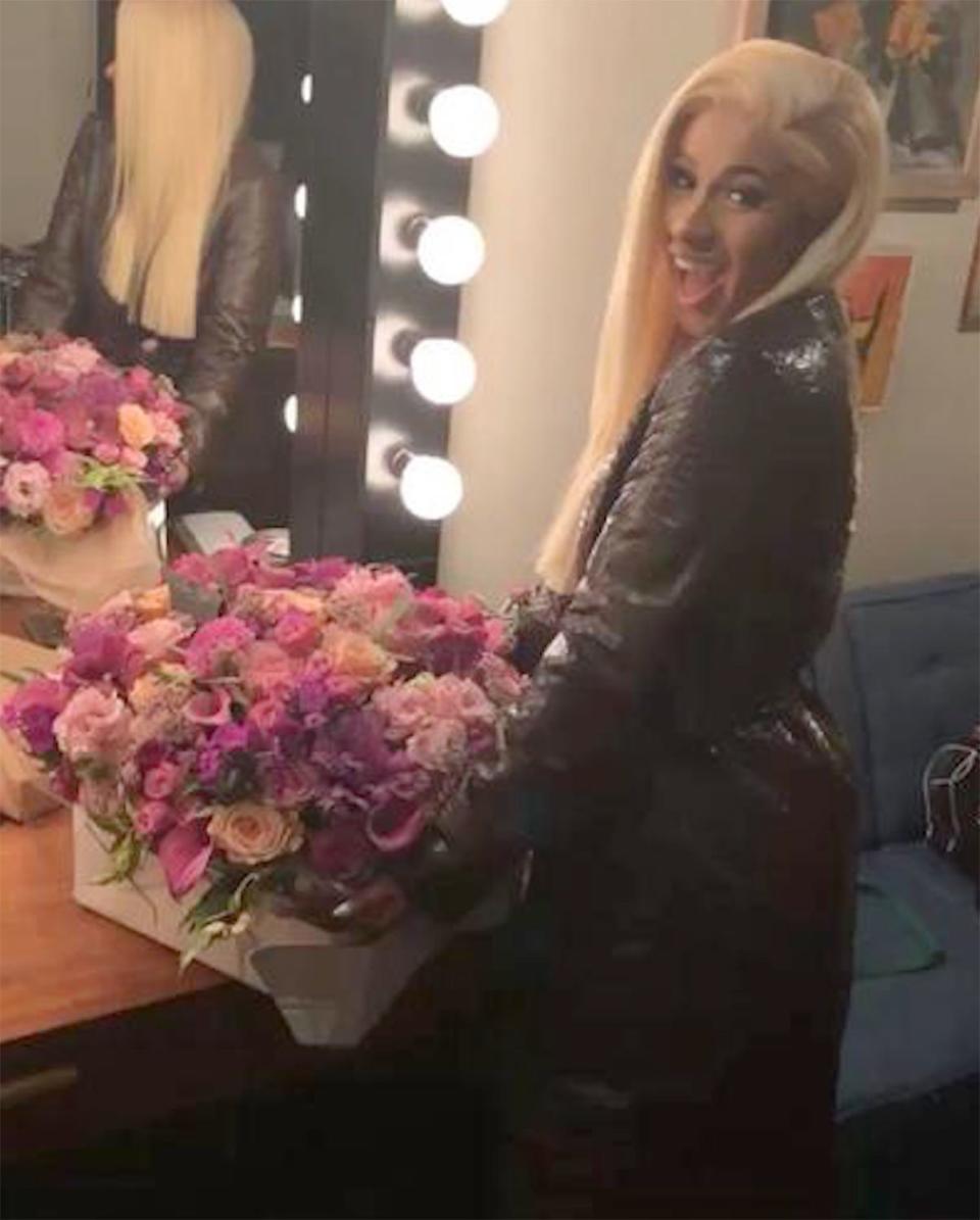 One day after Taylor Swift's "Look What You Made Me Do" was knocked down to No. 3 on the Billboard charts, she sent flowers to the new history-making No. 1, Cardi B. <a href="http://people.com/music/taylor-swift-sends-cardi-b-flowers-number-one/" rel="nofollow noopener" target="_blank" data-ylk="slk:The "Bodak Yellow" rapper shared a picture of the gift;elm:context_link;itc:0;sec:content-canvas" class="link ">The "Bodak Yellow" rapper shared a picture of the gift</a> on Instagram, writing, "Sooo beautiful and lovely. Thank you @taylorswift for the flowers ... and I freaking love your music."