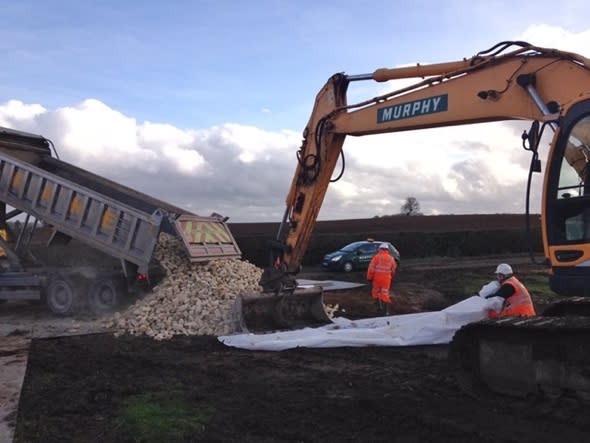 Landslip causes week of delays on London rail route