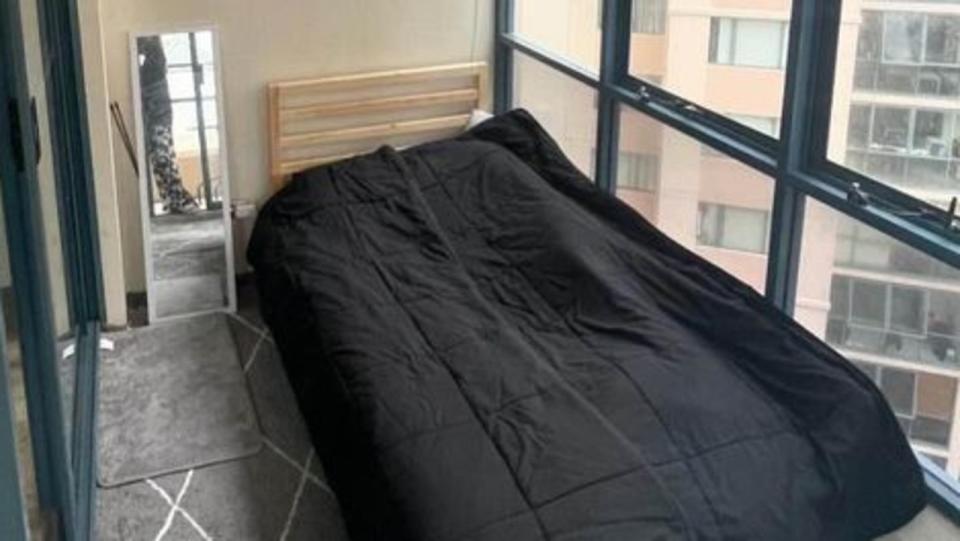 A Sydney landlord is attempting to rent out a balcony. Picture: Facebook