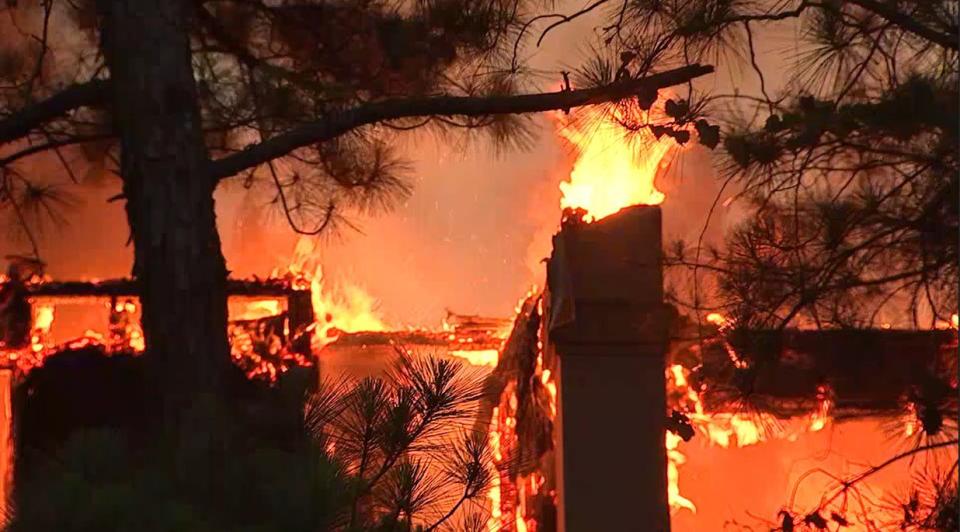 College Park Fire Department is assisting the Clayton County Fire Department in containing an apartment fire neighbors have said has been burning for over an hour.