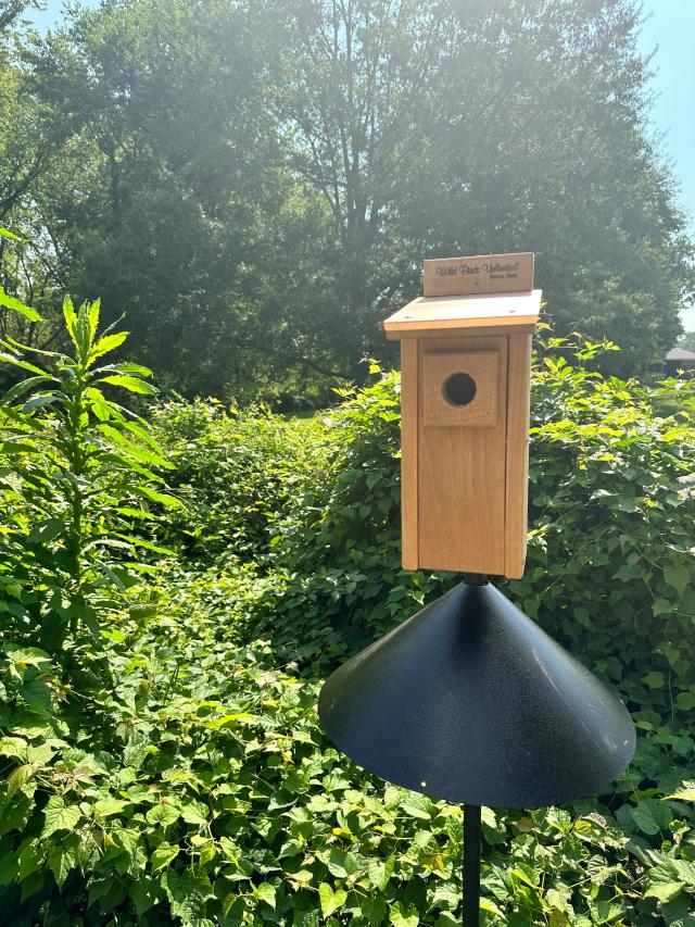A new bird sanctuary installed at Hendersonvilles Sullivan Park