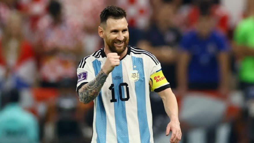 Messi, el máximo goleador de la selección Argentina.