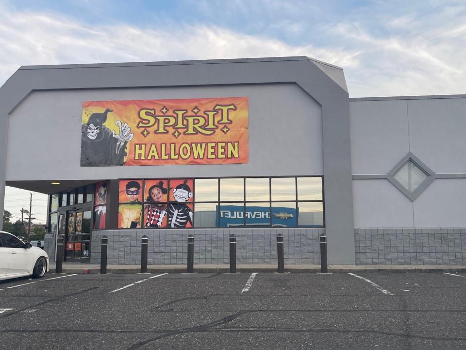 A Spirit Halloween store is shown on Route 130 South in Burlington City.