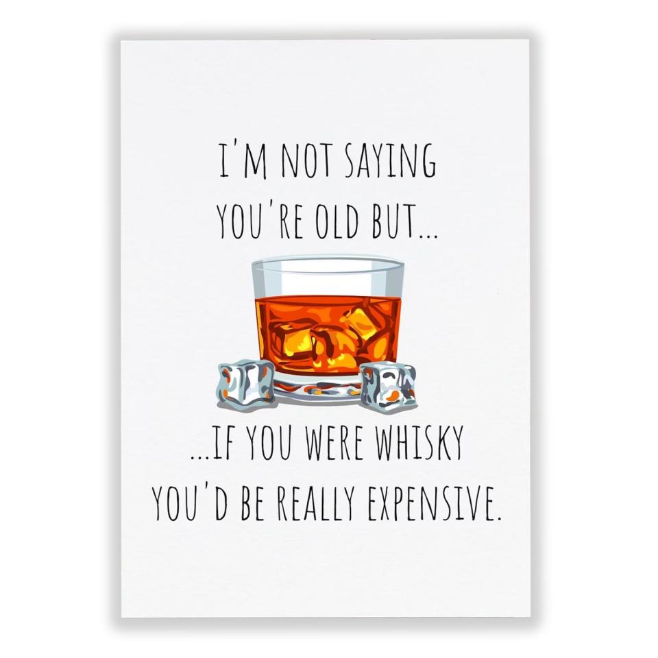 12) Expensive Whisky Birthday Card