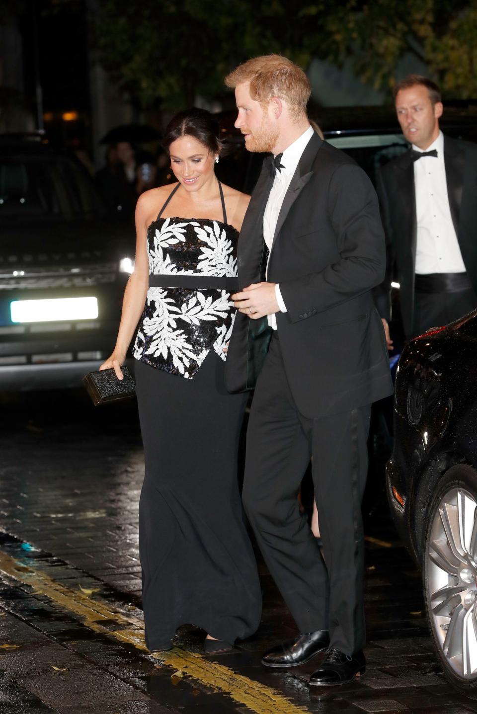 <p>Three years after Prince Harry attended his first Royal Variety Performance, he represented the royal family at the event once again-but this time, he brought his new wife along with him. Meghan Markle stunned in a <a rel="nofollow noopener" href="https://www.townandcountrymag.com/style/fashion-trends/a25222975/meghan-markle-safiyaa-royal-variety-performance-photos/" target="_blank" data-ylk="slk:black and white Safiyaa look;elm:context_link;itc:0;sec:content-canvas" class="link ">black and white Safiyaa look</a> for her first time at the performance.</p><p>Comedian Greg Davies serves as host this evening, leading the audience through performances by musicians George Ezra and Rick Astley, the cast of <a rel="nofollow noopener" href="https://www.townandcountrymag.com/society/tradition/g22861877/prince-harry-meghan-markle-hamilton-sentebale-gala-2018-photos/" target="_blank" data-ylk="slk:hit musical;elm:context_link;itc:0;sec:content-canvas" class="link ">hit musical </a><em><a rel="nofollow noopener" href="https://www.townandcountrymag.com/society/tradition/g22861877/prince-harry-meghan-markle-hamilton-sentebale-gala-2018-photos/" target="_blank" data-ylk="slk:Hamilton;elm:context_link;itc:0;sec:content-canvas" class="link ">Hamilton</a></em>, and more. Here, we've rounded up the best photos from the night.</p>