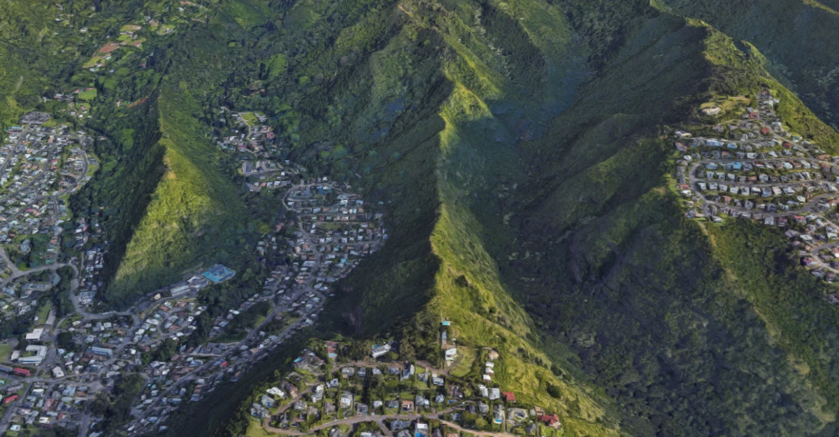 The Lanipo Trail in Hawaii (Google Maps)