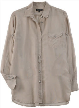 Rag & Bone Shirred Boyfriend Shirt - $285.00